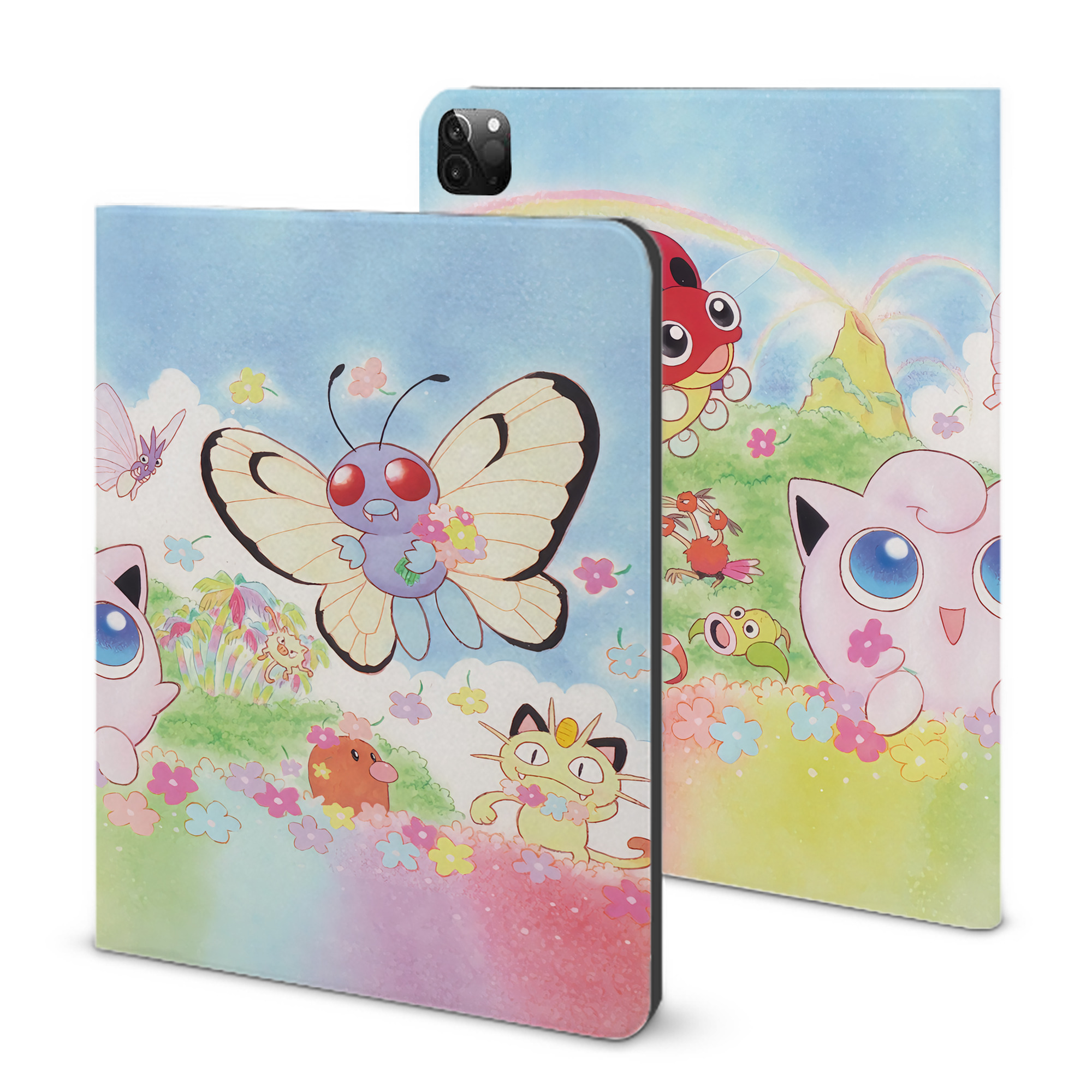 （画像用） ポケットモンスター Pokémon IPadケース ペンホルダー付き ブックスタイルデザイン